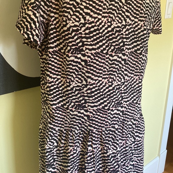 Sweet Black/PInk/Cream Print Dress by Soaked in Luxury - Size M - Picture 5 of 8